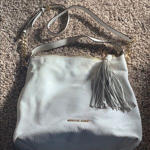 White Michael Kors Handbag with matching Wallet!